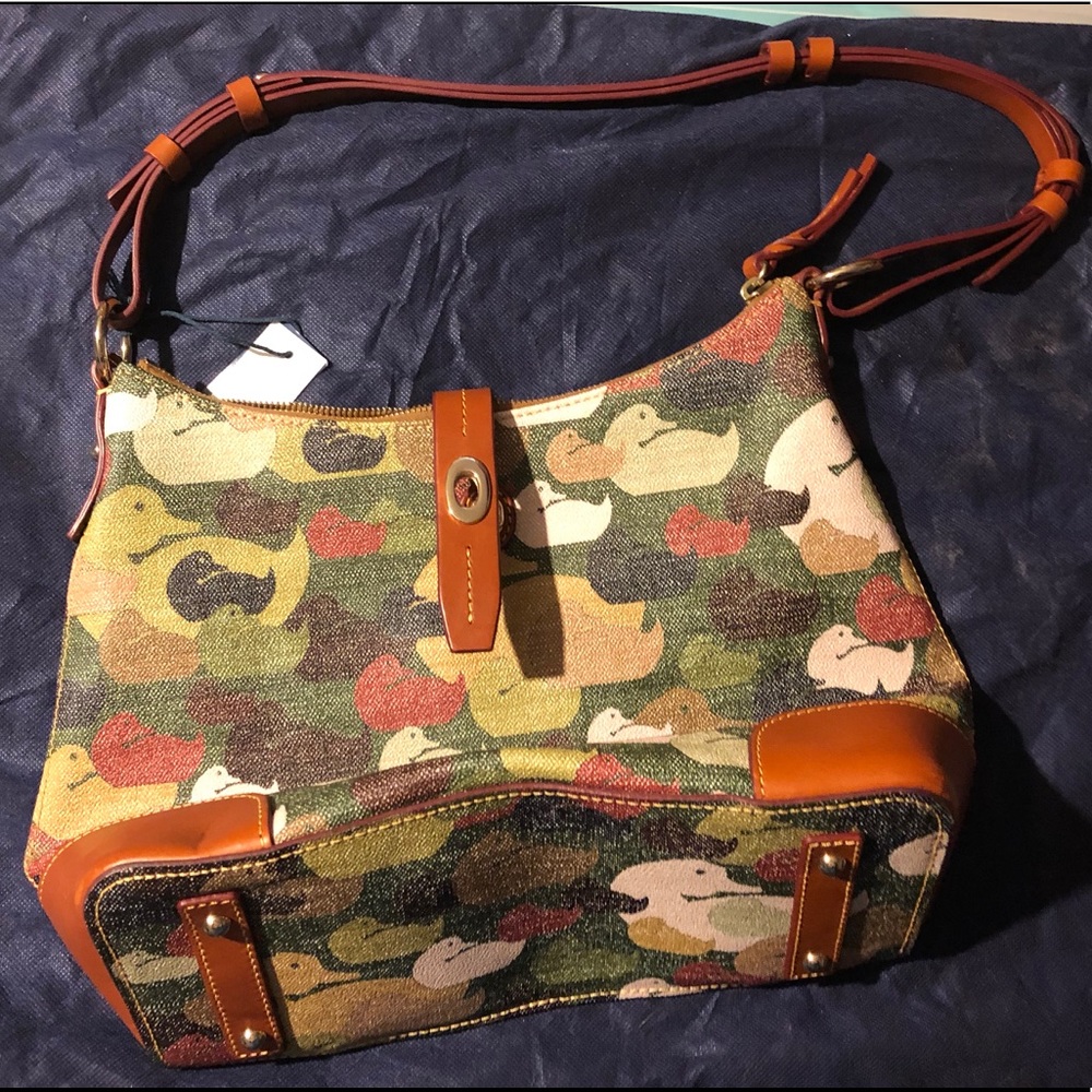 Dooney & Bourke Camouflage Ducks Hobo